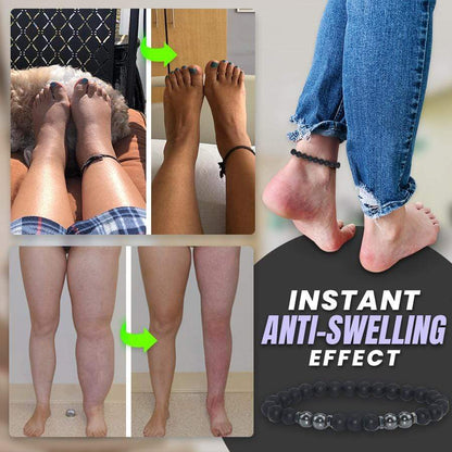 Black Obsidian Anti-Swelling Anklet