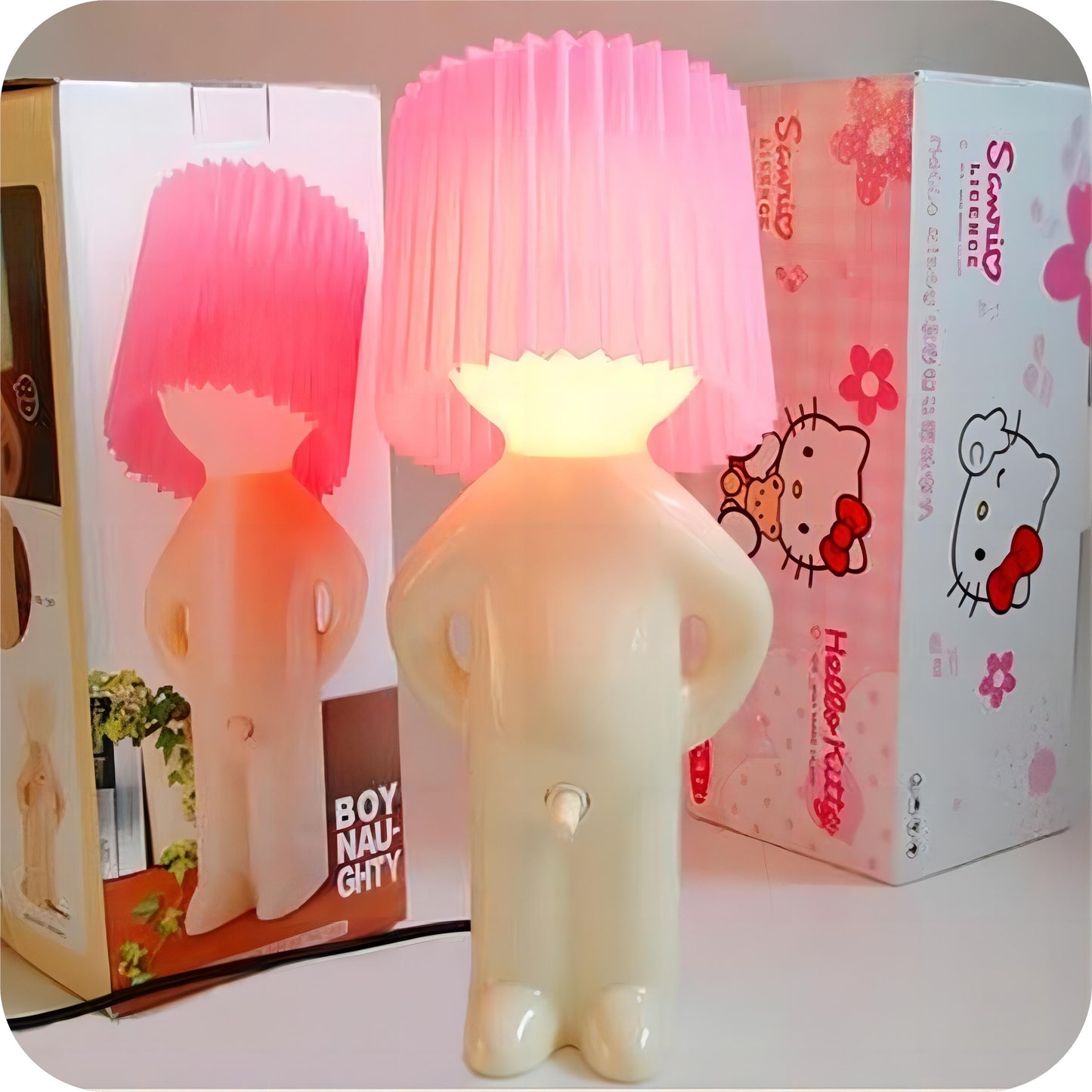 "Please don't turn it on and off repeatedly" Shy Boy Desk Lamp 🔥Christmas Blowout Sale🔥